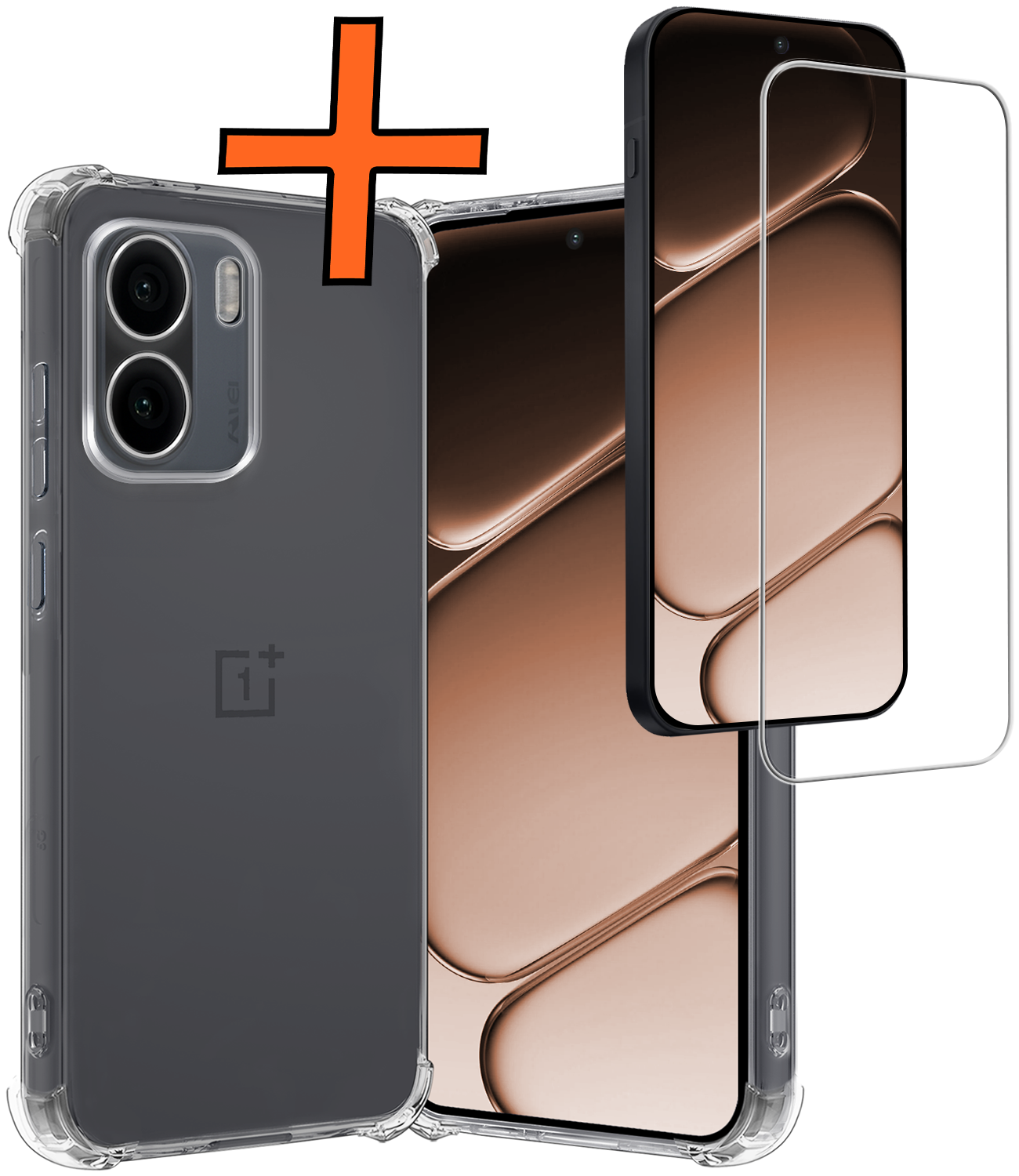 Nomfy Nomfy OnePlus 15R Hoesje Shockproof Met Screenprotector