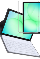 BASEY. BASEY. Samsung Galaxy Tab A11 Plus Toetsenbordhoes Met Screenprotector - Rosé Goud