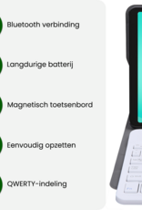 BASEY. BASEY. Samsung Galaxy Tab A11 Plus Toetsenbordhoes Met Screenprotector - Rosé Goud