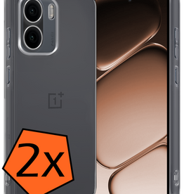 Nomfy Nomfy OnePlus 15R Hoesje Siliconen - Transparant - 2 PACK
