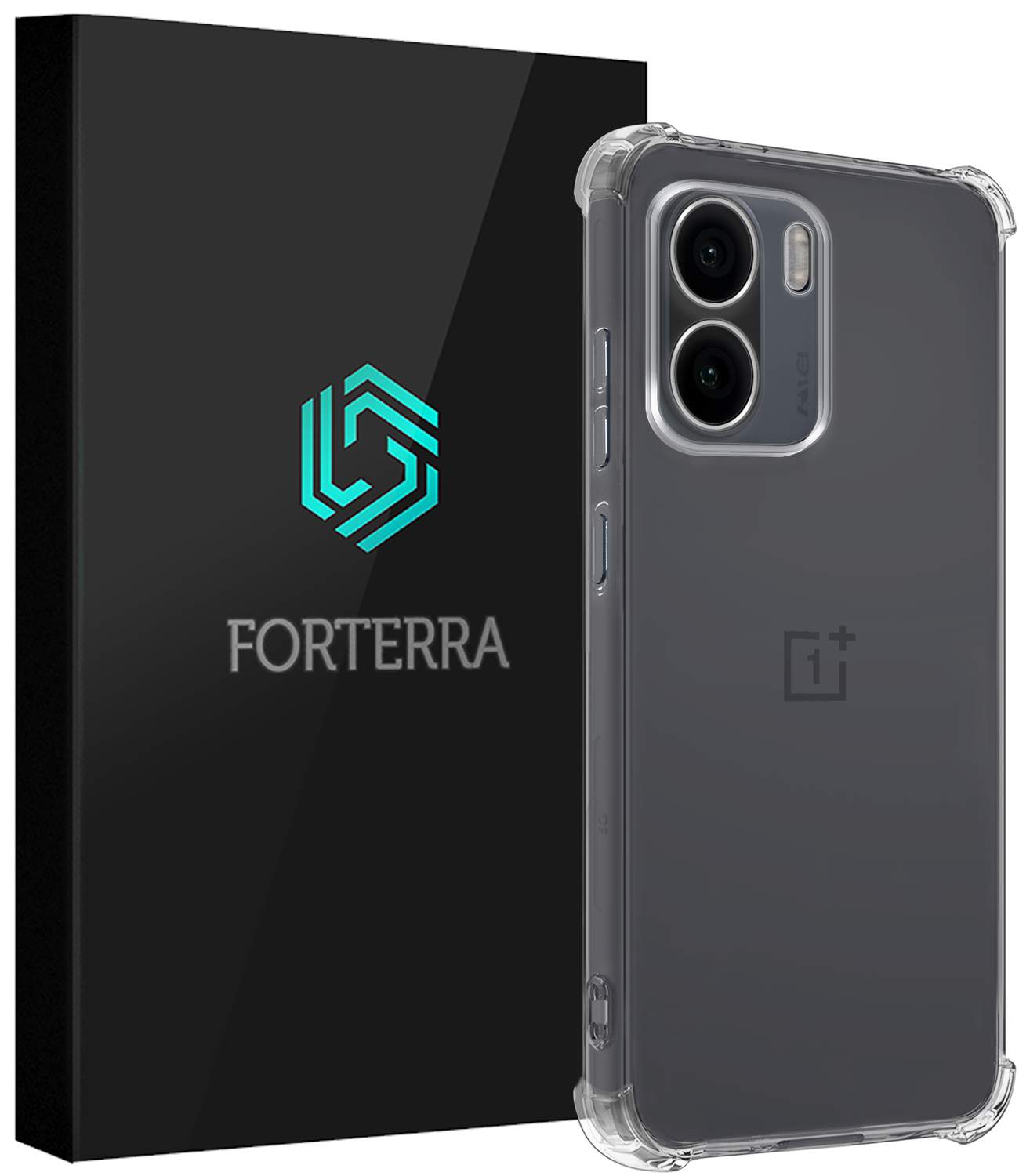 Forterra Forterra OnePlus 15R Hoesje Shockproof - Transparant