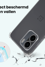 Forterra Forterra OnePlus 15R Hoesje Shockproof - Transparant - 2 PACK