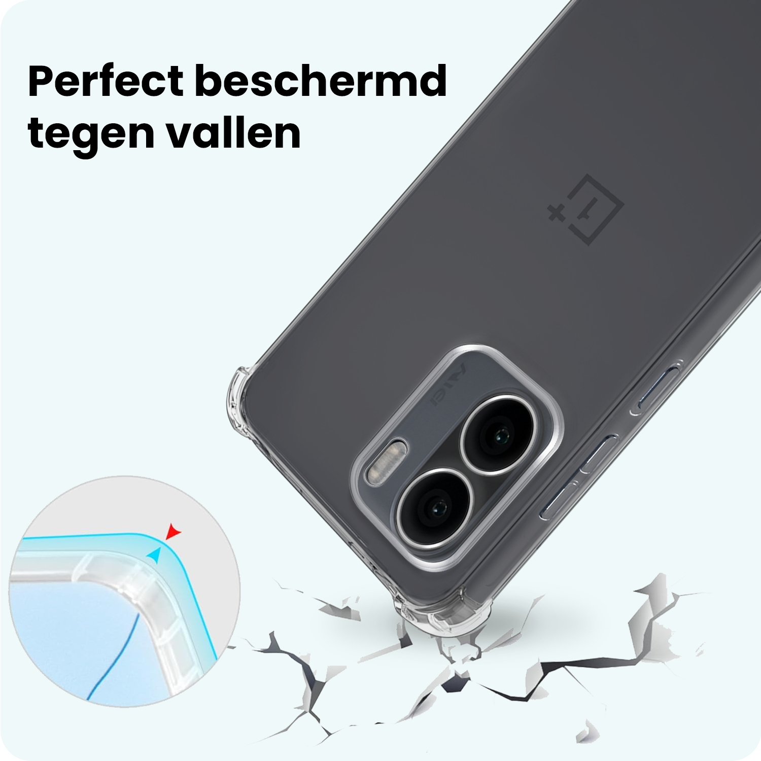 Forterra Forterra OnePlus 15R Hoesje Shockproof Met Screenprotector