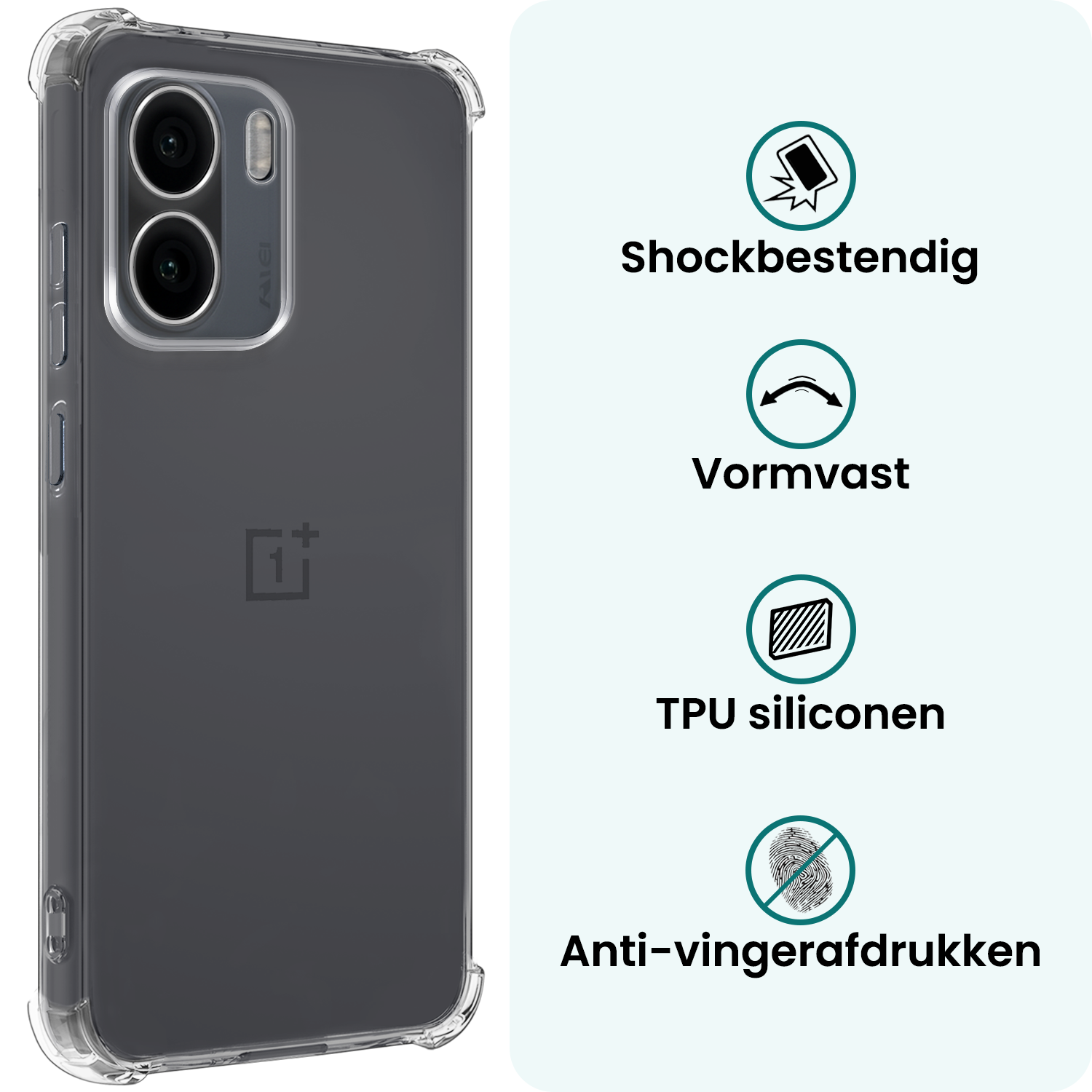 Forterra Forterra OnePlus 15R Hoesje Shockproof Met Screenprotector