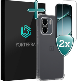 Forterra Forterra OnePlus 15R Hoesje Shockproof Met 2x Screenprotector