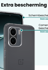 Forterra Forterra OnePlus 15R Hoesje Siliconen - Transparant