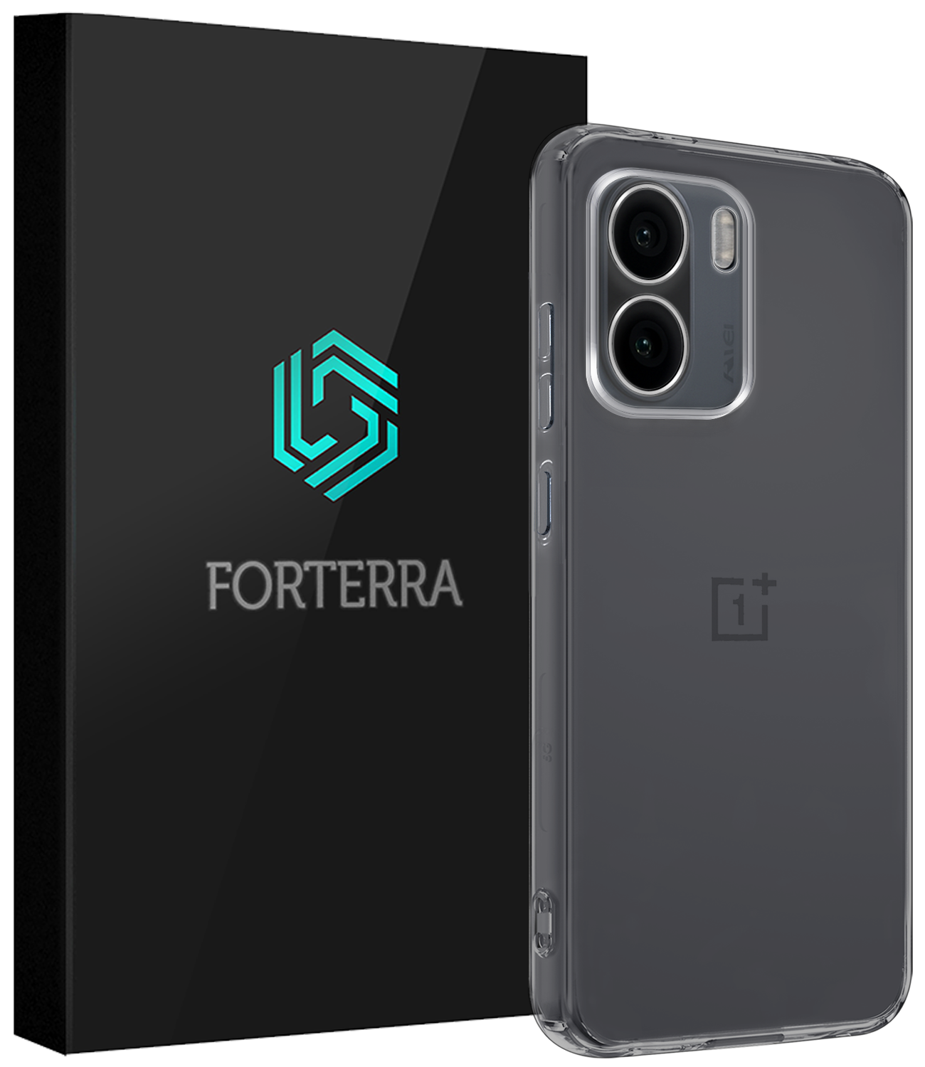 Forterra Forterra OnePlus 15R Hoesje Siliconen - Transparant