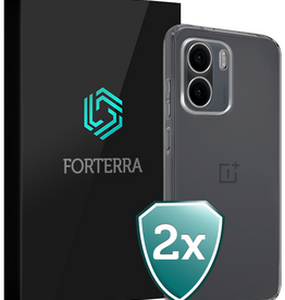 Forterra Forterra OnePlus 15R Hoesje Siliconen - Transparant - 2 PACK