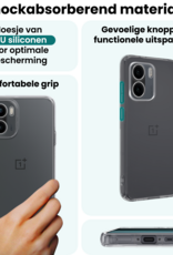 Forterra Forterra OnePlus 15R Hoesje Siliconen Met Screenprotector - Transparant