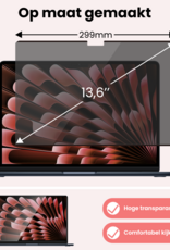 NoXx NoXx MacBook 13,6 Inch Privacy Screenprotector - 2 PACK