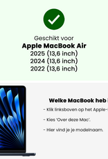 NoXx NoXx MacBook 13,6 Inch Privacy Screenprotector - 3 PACK