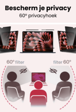 NoXx NoXx MacBook 15,3 Inch Privacy Screenprotector - 2 PACK