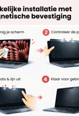 NoXx NoXx MacBook 15,3 Inch Privacy Screenprotector - 2 PACK