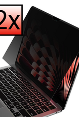 NoXx NoXx MacBook 15,3 Inch Privacy Screenprotector - 2 PACK