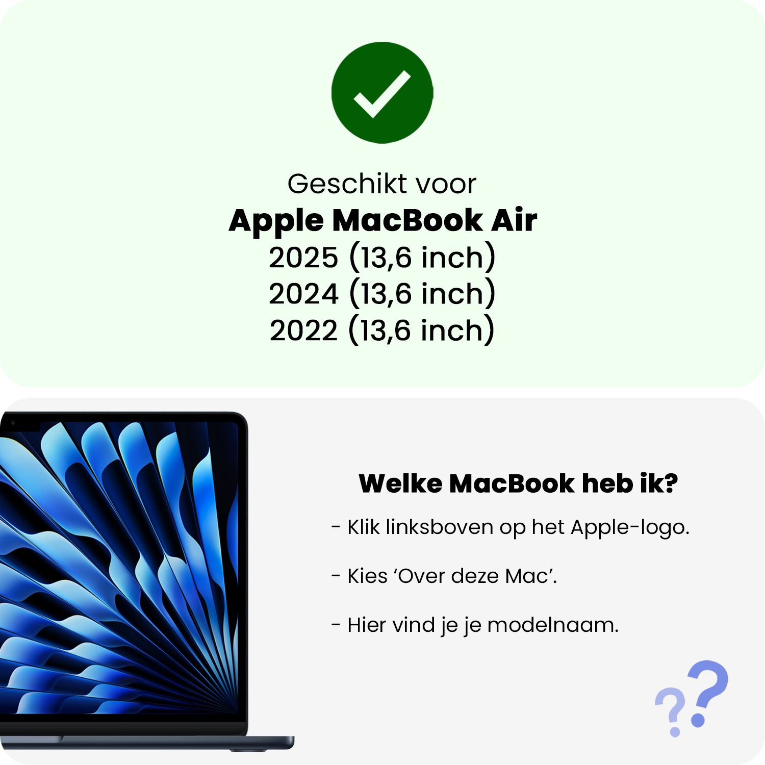 Nomfy Nomfy MacBook 13,6 Inch Privacy Screenprotector