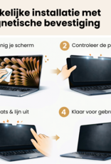 Nomfy Nomfy MacBook 13,6 Inch Privacy Screenprotector