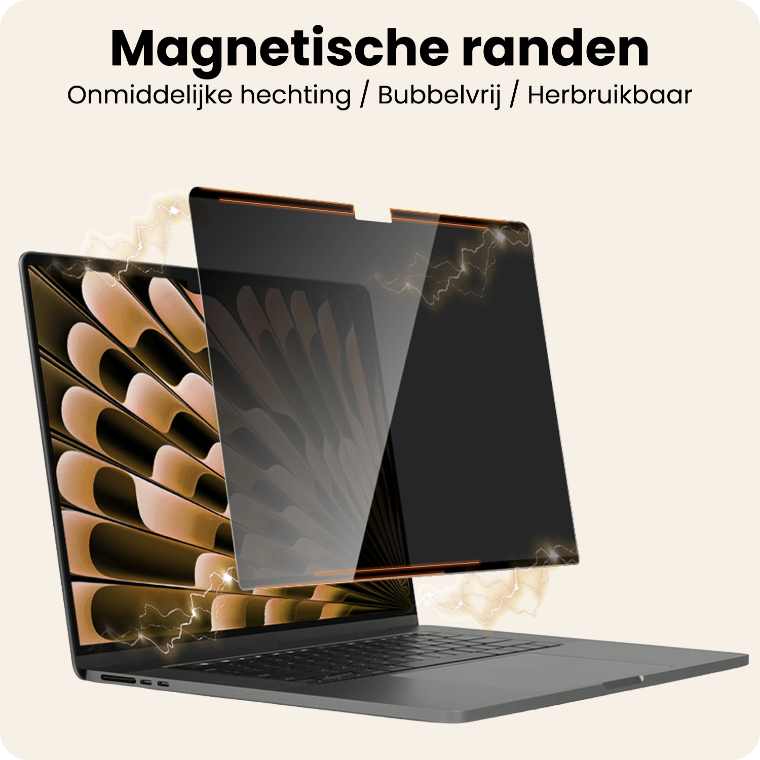 Nomfy Nomfy MacBook 15,3 Inch Privacy Screenprotector