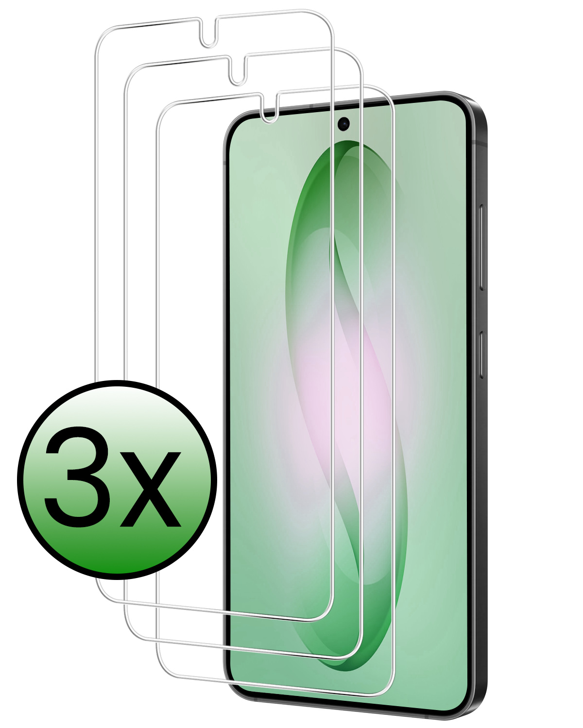 BASEY. BASEY. Samsung Galaxy S26 Screenprotector Glas - 3 PACK