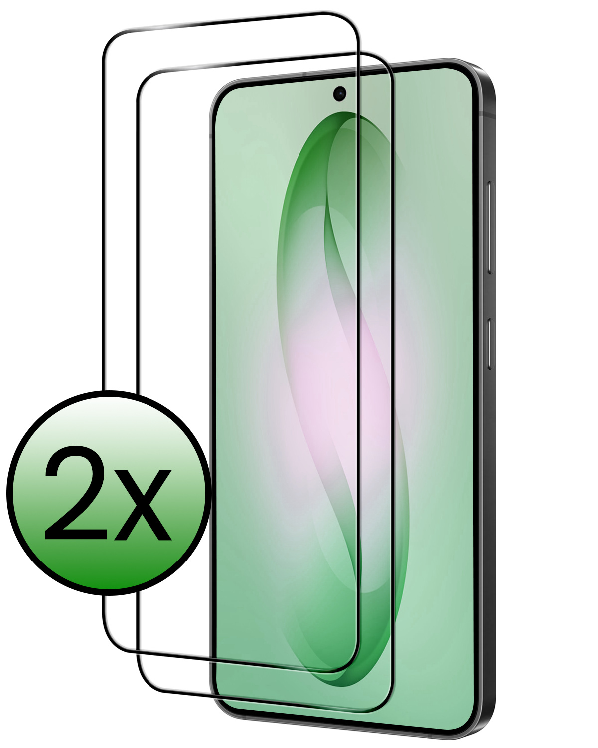 BASEY. BASEY. Samsung Galaxy S26 Screenprotector Glas Full Cover - 2 PACK