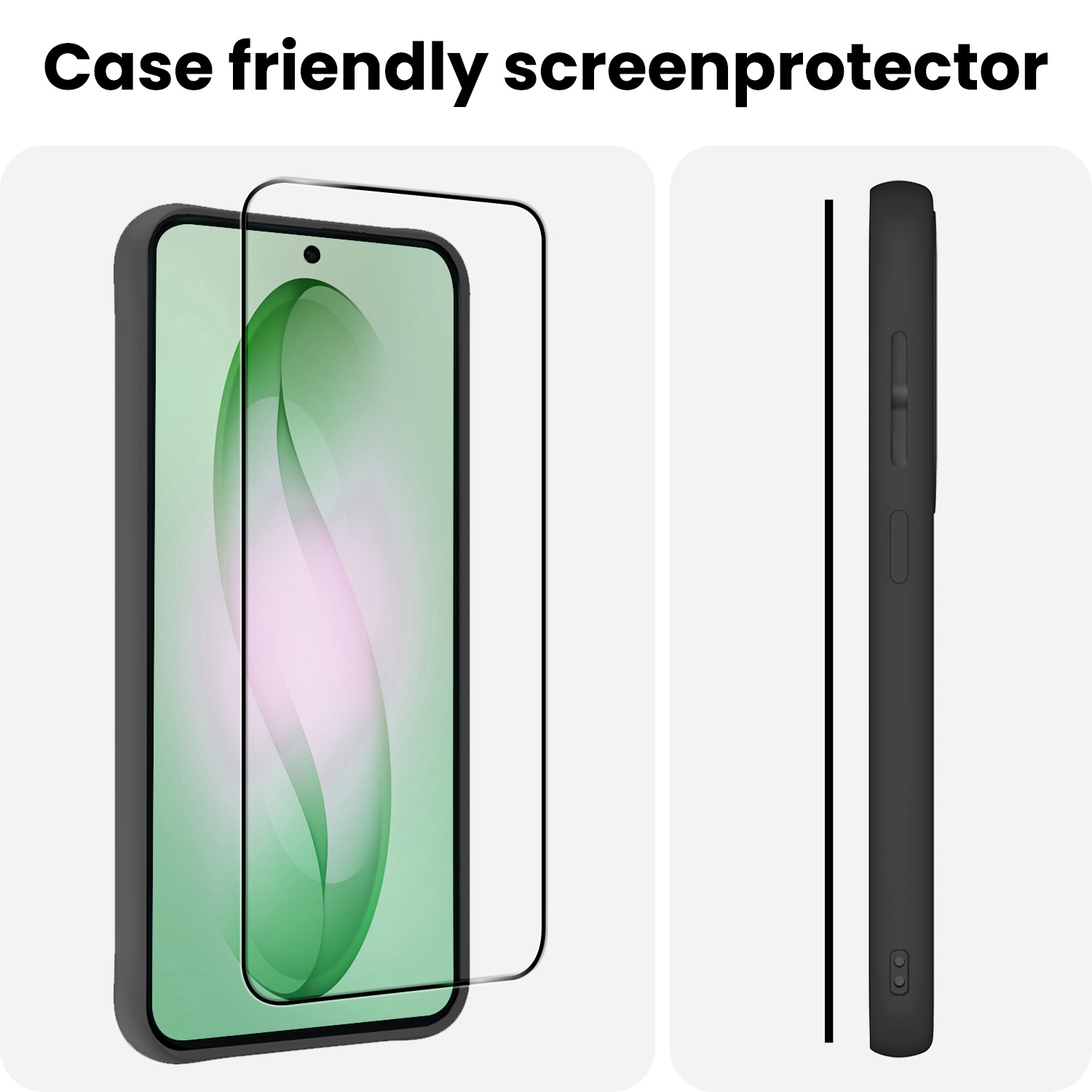 BASEY. BASEY. Samsung Galaxy S26 Screenprotector Glas Full Cover - 3 PACK