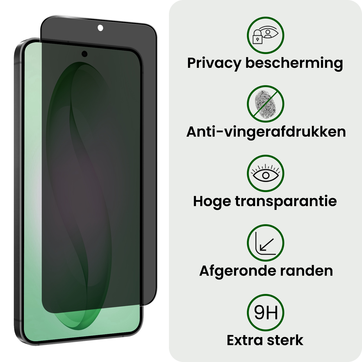 BASEY. BASEY. Samsung Galaxy S26 Screenprotector Glas Privacy - 2 PACK