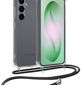 BASEY. BASEY. Samsung Galaxy S26 Hoesje Transparant Shockproof Met Zwart Koord