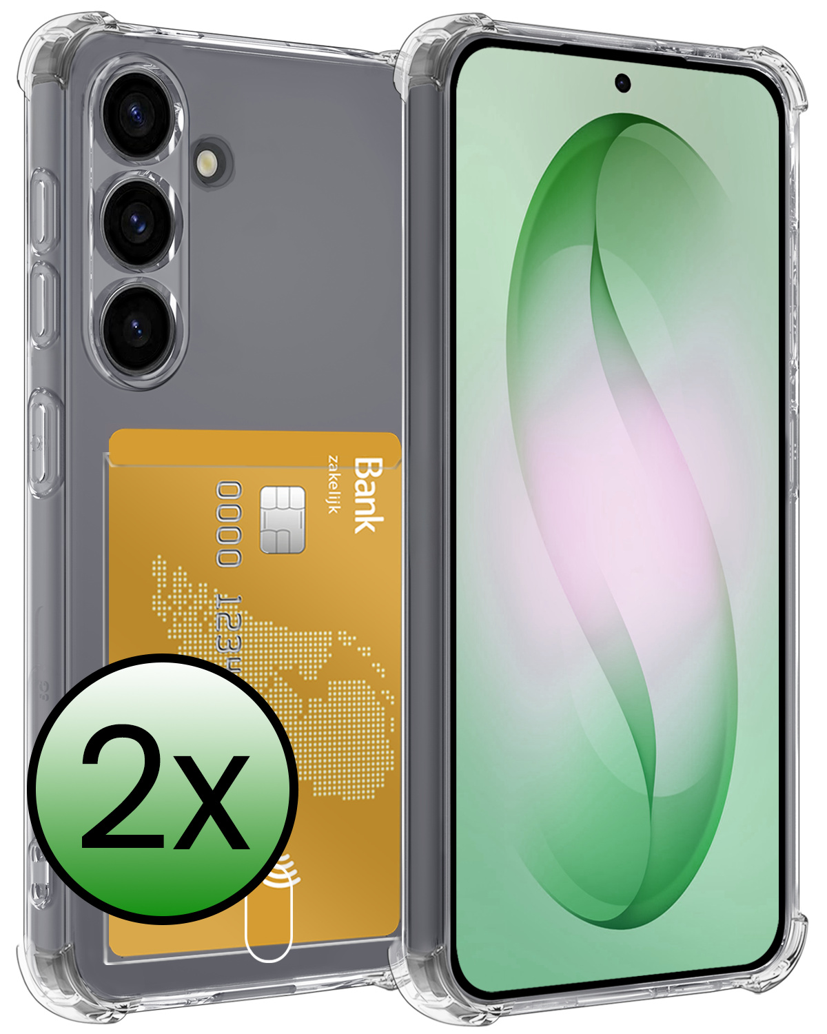 BASEY. BASEY. Samsung Galaxy S26 Hoesje Pashouder - 2 PACK