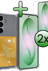 BASEY. BASEY. Samsung Galaxy S26 Hoesje Pashouder Met 2x Screenprotector