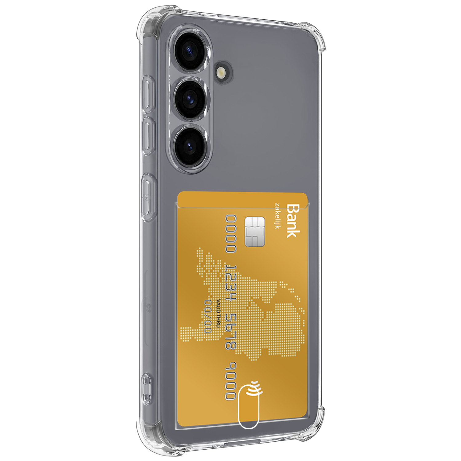 BASEY. BASEY. Samsung Galaxy S26 Hoesje Pashouder Met 2x Screenprotector