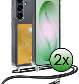 BASEY. BASEY. Samsung Galaxy S26 Hoesje Pashouder met Koord - 2 PACK