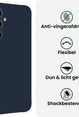 BASEY. BASEY. Samsung Galaxy S26 Hoesje Siliconen - Donkerblauw