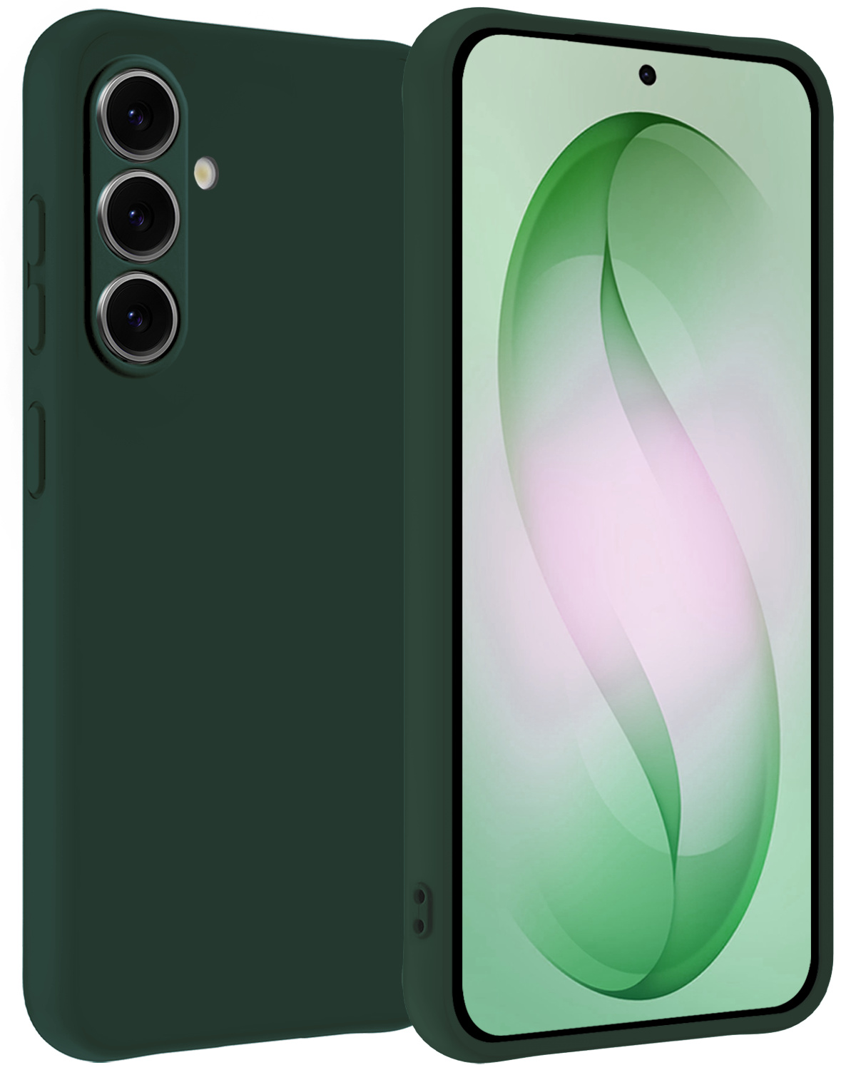 BASEY. BASEY. Samsung Galaxy S26 Hoesje Siliconen - Donkergroen