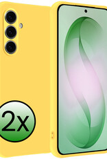 BASEY. BASEY. Samsung Galaxy S26 Hoesje Siliconen - Geel - 2 PACK