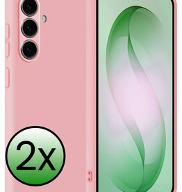 BASEY. BASEY. Samsung Galaxy S26 Hoesje Siliconen - Lichtroze - 2 PACK