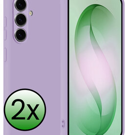 BASEY. BASEY. Samsung Galaxy S26 Hoesje Siliconen - Lila - 2 PACK