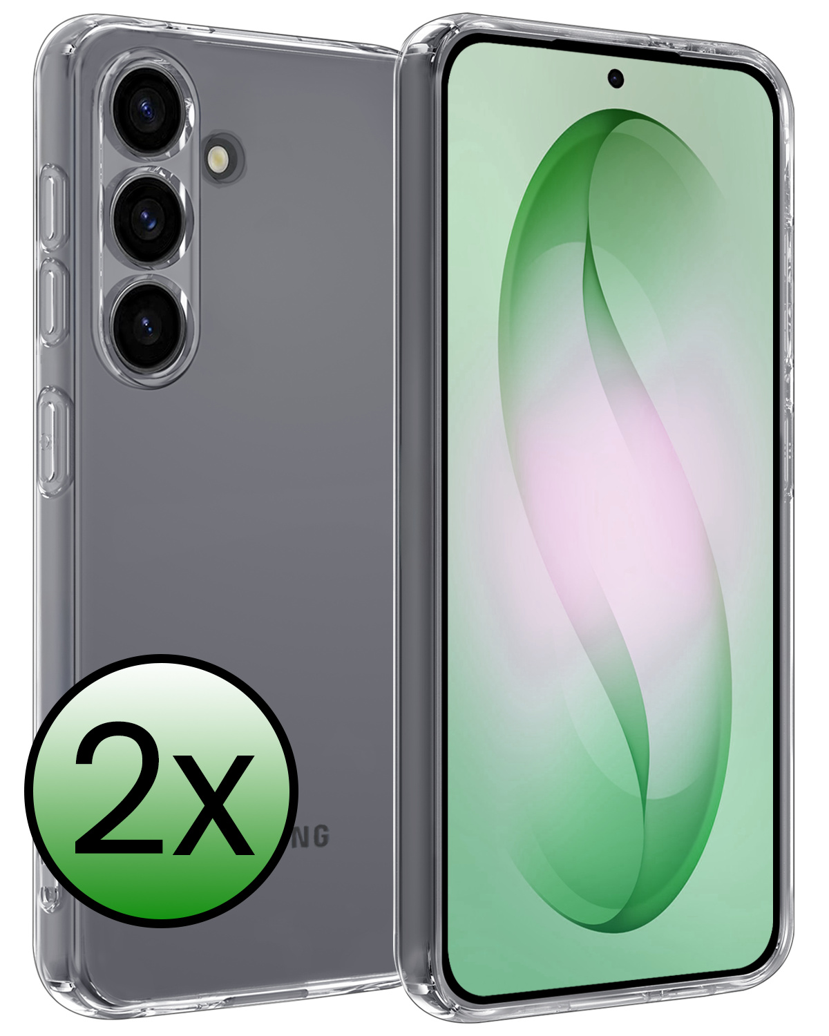 BASEY. BASEY. Samsung Galaxy S26 Hoesje Siliconen - Transparant - 2 PACK