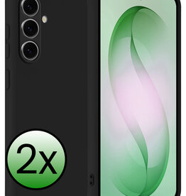 BASEY. BASEY. Samsung Galaxy S26 Hoesje Siliconen - Zwart - 2 PACK