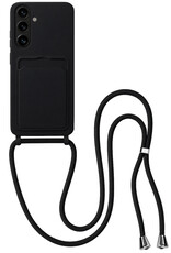 BASEY. BASEY. Samsung Galaxy S26 Hoesje Pashouder met Koord - Zwart