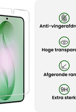 BASEY. BASEY. Samsung Galaxy S26 Hoesje Bookcase Met 2x Screenprotector - Rose Goud