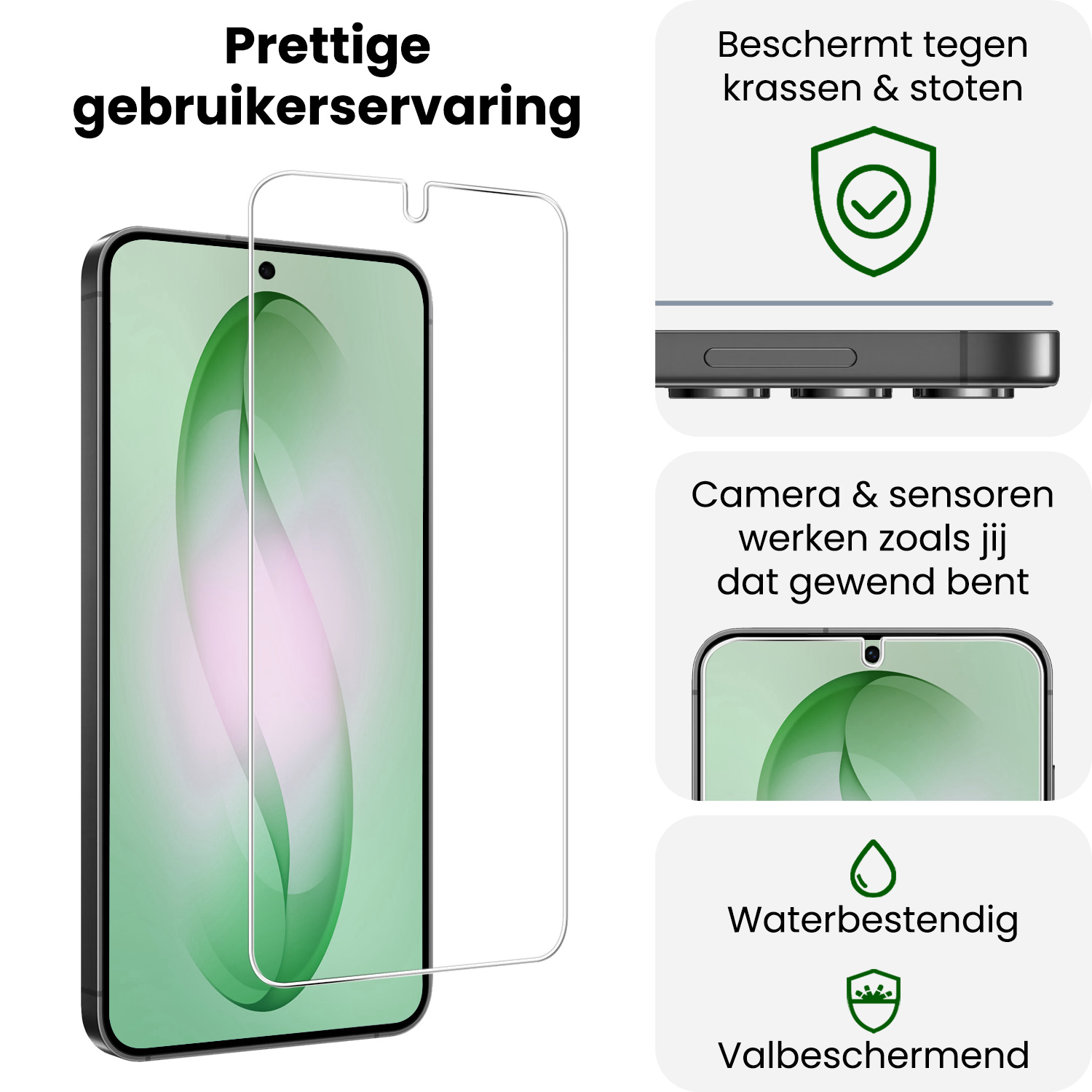 BASEY. BASEY. Samsung Galaxy S26 Plus Screenprotector Glas - 2 PACK