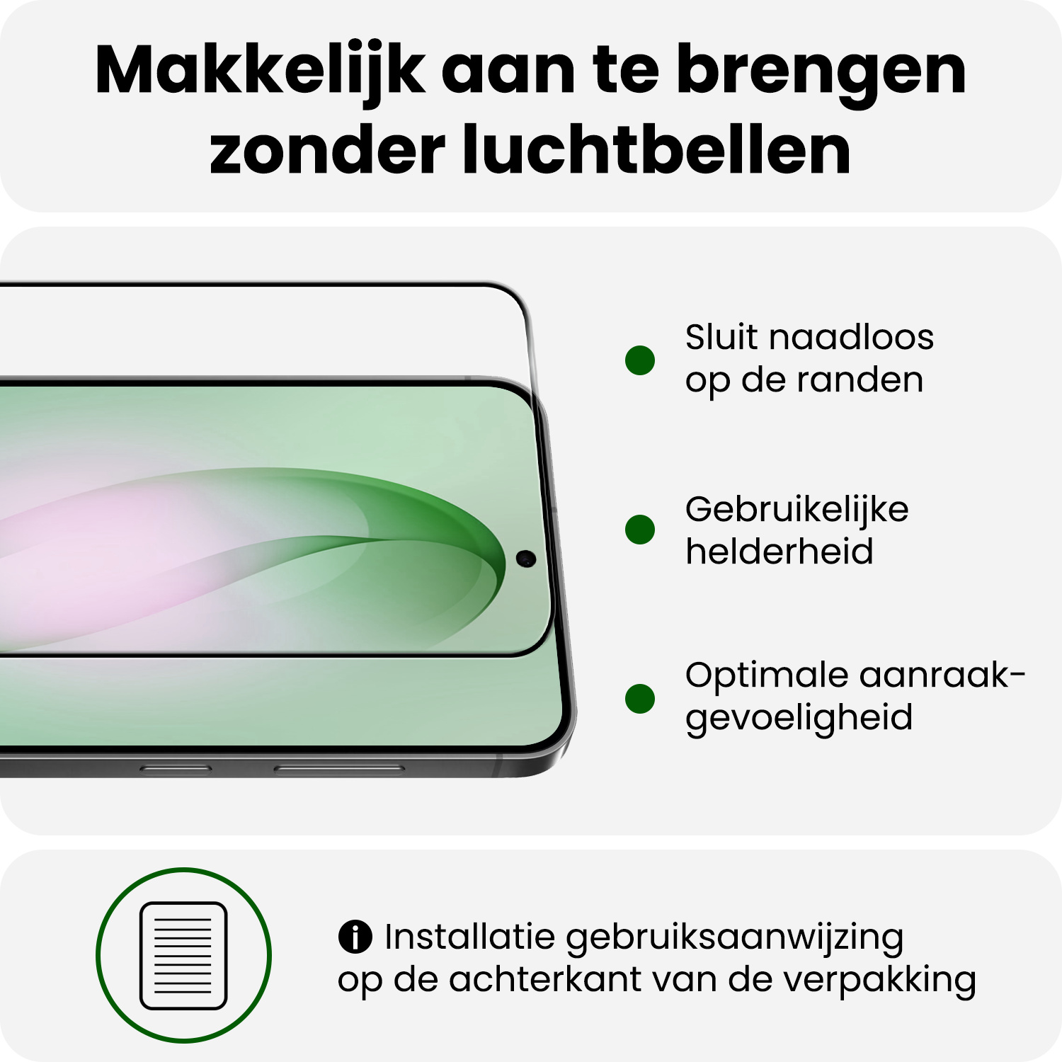 BASEY. BASEY. Samsung Galaxy S26 Plus Screenprotector Glas Full Cover