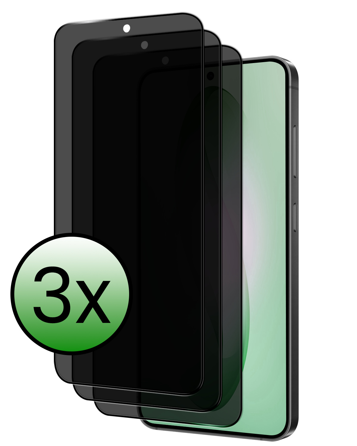BASEY. BASEY. Samsung Galaxy S26 Plus Screenprotector Glas Privacy - 3 PACK