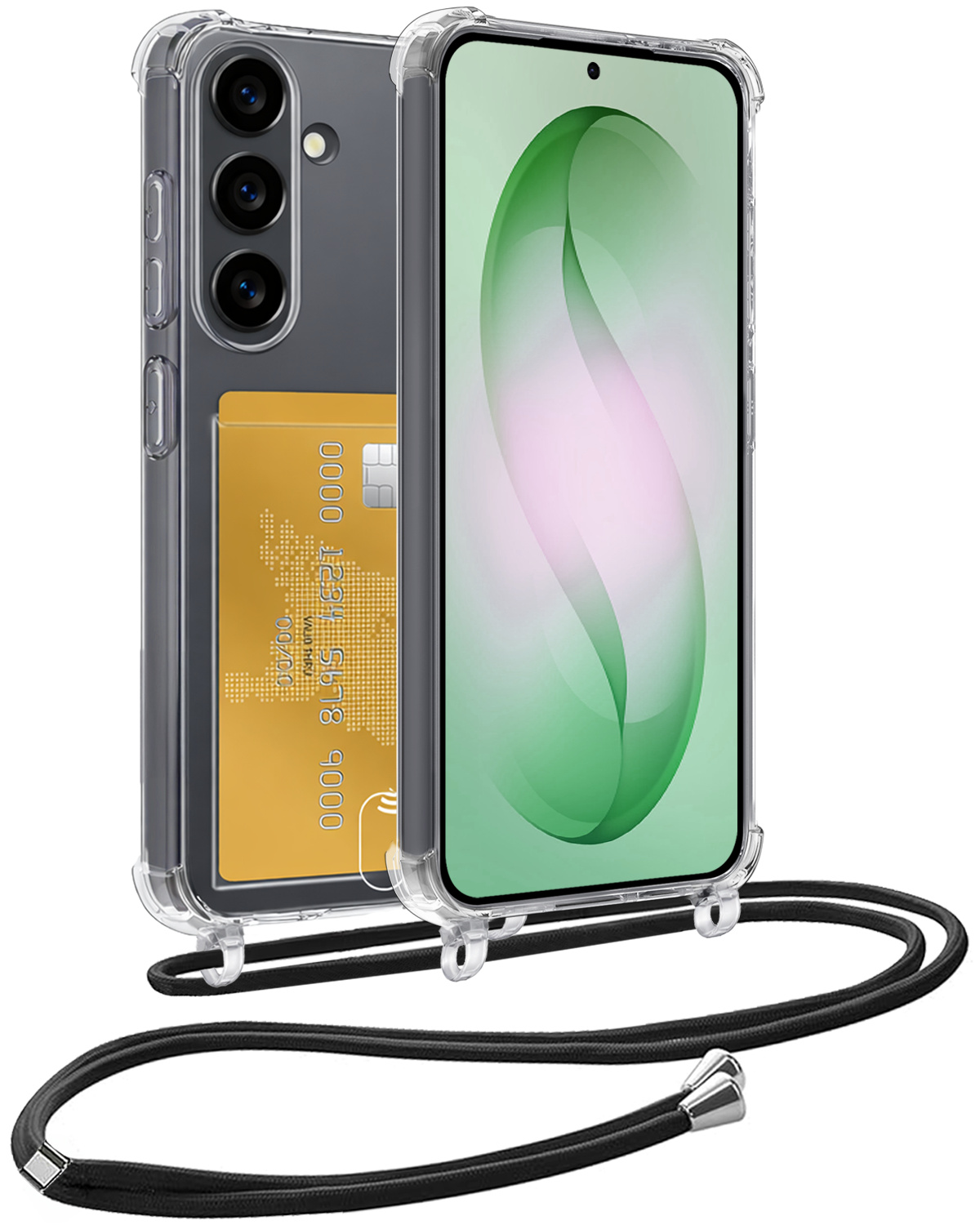 BASEY. BASEY. Samsung Galaxy S26 Plus Hoesje Pashouder met Koord