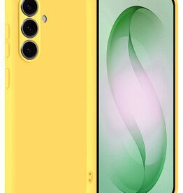 BASEY. BASEY. Samsung Galaxy S26 Plus Hoesje Siliconen - Geel