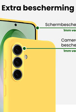 BASEY. BASEY. Samsung Galaxy S26 Plus Hoesje Siliconen - Geel