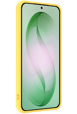 BASEY. BASEY. Samsung Galaxy S26 Plus Hoesje Siliconen - Geel - 2 PACK