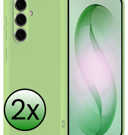 BASEY. BASEY. Samsung Galaxy S26 Plus Hoesje Siliconen - Groen - 2 PACK