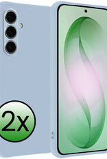 BASEY. BASEY. Samsung Galaxy S26 Plus Hoesje Siliconen - Lichtblauw - 2 PACK