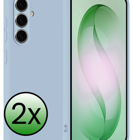 BASEY. BASEY. Samsung Galaxy S26 Plus Hoesje Siliconen - Lichtblauw - 2 PACK