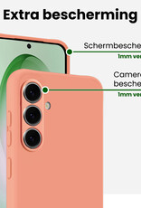 BASEY. BASEY. Samsung Galaxy S26 Plus Hoesje Siliconen - Perzik - 2 PACK